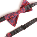 Men Handmade Donuts Silk Print Self Tie Bow Ties